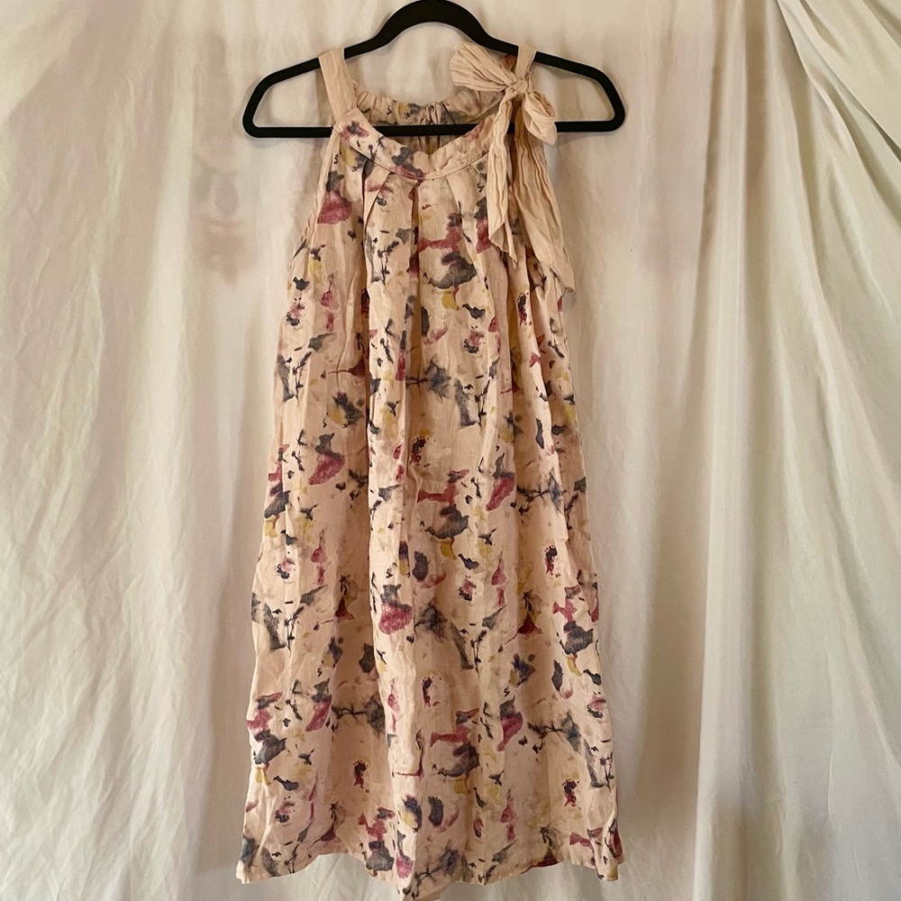 Anthropologie Linen Dress